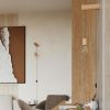 Applique Bois Bois Naturel/Blanc/Noir E27 1 Nimbi