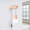 Applique Bois Bois Naturel/Blanc/Noir G9 1 Nimbi