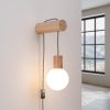 Applique Bois Bois Naturel/Blanc/Noir G9 1 Nimbi