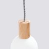 Applique Bois Bois Naturel/Blanc/Noir G9 1 Nimbi