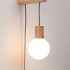 Applique Bois Bois Naturel/Blanc/Noir G9 1 Nimbi