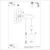 Applique Bois Bois Naturel/Blanc/Noir G9 1 Nimbi