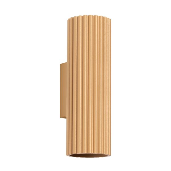 Applique Aluminium Doré GU10 2 Karbon 20