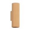 Applique Aluminium Doré GU10 2 Karbon 20