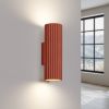 Applique Aluminium Ocre Rouge GU10 2 Karbon 20