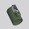 Applique Aluminium Vert Olive GU10 1 Karbon 10