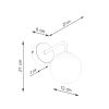 Applique Acier Blanc G9 1 Astral