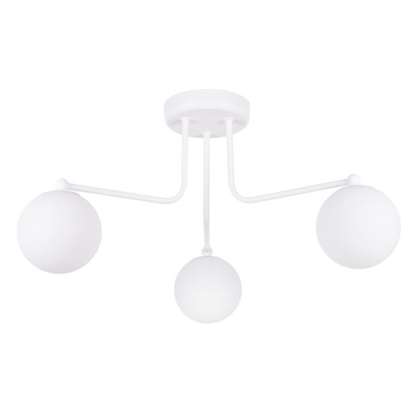 Lustre Acier Blanc G9 3 Astral