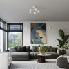 Lustre Acier Blanc G9 3 Astral