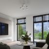 Lustre Acier Blanc G9 3 Astral