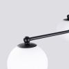 Lustre Acier Noir/Blanc G9 3 Astral