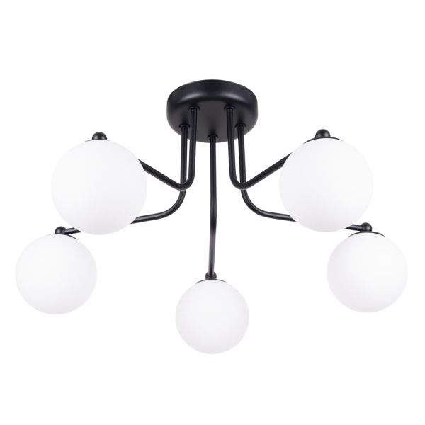 Lustre Acier Noir/Blanc G9 5 Astral