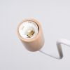Applique Acier Blanc/Bois Naturel E27 1 Timbo