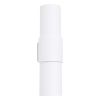 Applique Acier Blanc E27 2 Flash