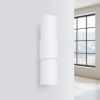 Applique Acier Blanc E27 2 Flash