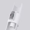 Applique Acier Blanc E27 2 Flash