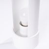 Lampe à poser Acier Blanc E27 1 Flash
