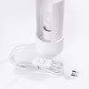 Lampe à poser Acier Blanc E27 1 Flash