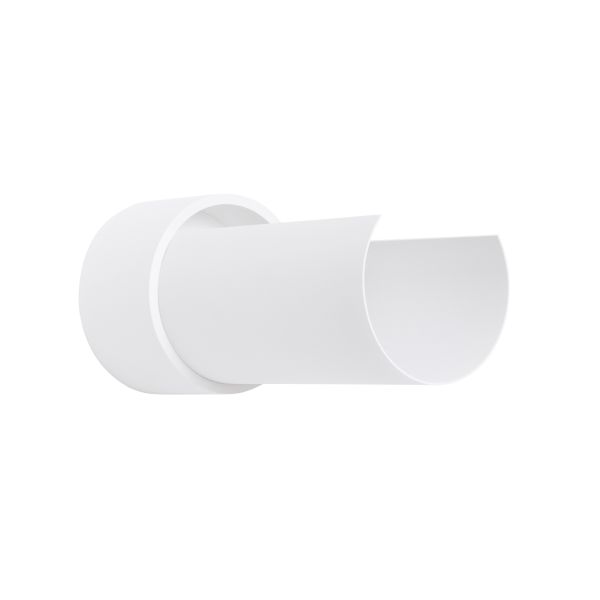 Applique Acier Blanc E27 1 Flash