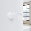 Applique Acier Blanc E27 1 Flash