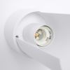 Applique Acier Blanc E27 1 Flash