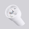 Applique Acier Blanc E27 1 Flash