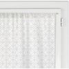 Lot de 2 voilages 60x160 cm Coton Blanc