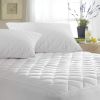 Protège matelas 160x200 cm Polyester Matelasse – Respirant Blanc