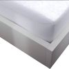 Protège matelas 90x190 cm Coton Bouclette éponge – Imperméable Blanc