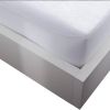 Protège matelas 160x200 cm Coton Bouclette éponge – Imperméable Blanc
