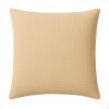 Taie d'oreiller 65x65 cm Gaze de Coton Lavé Ecru Naturel