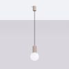 Suspension Aluminium Taupe G9 1 Halo