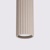 Suspension Aluminium Taupe GU10 1 Karbon