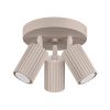 Plafonnier Aluminium Taupe GU10 3 Karbon