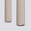 Suspension Aluminium Taupe GU10 2 Karbon