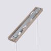 Suspension Aluminium Taupe GU10 2 Karbon