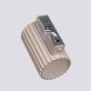 Applique Aluminium Taupe GU10 1 Karbon