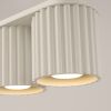 Plafonnier Aluminium Beige GU10 2 Aura