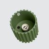 Plafonnier Aluminium Vert Olive GU10 1 Aura