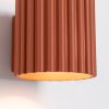 Applique Aluminium Ocre Rouge G9 1 Aura