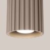 Plafonnier Aluminium Taupe GU10 1 Aura