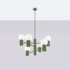 Lustre Aluminium Vert Olive G9 6 Halo