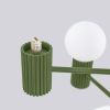 Lustre Aluminium Vert Olive G9 6 Halo