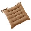 Coussin de chaise 40x40 cm Gaze de Coton Terra Camel