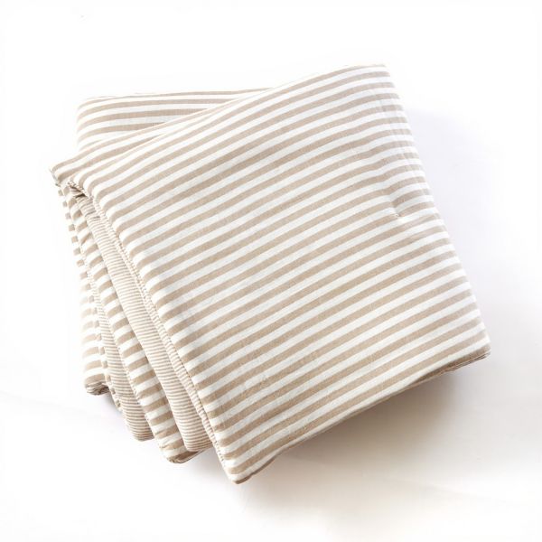 Bout de lit 90x200 cm Gaze de Coton Camélia Ficelle