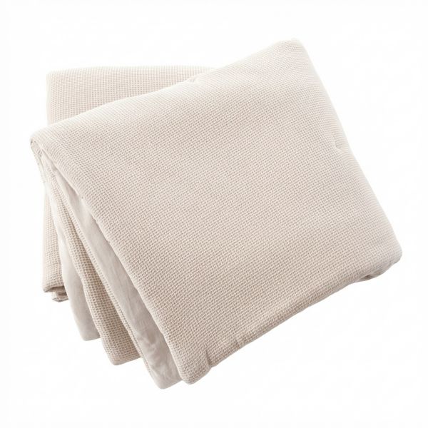 Bout de lit 90x200 cm Coton Paloma Naturel