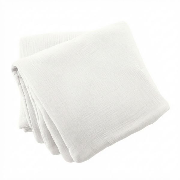 Bout de lit 90x220 cm Gaze de Coton Iris Chantilly