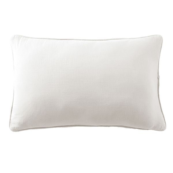 Coussin rectangulaire déhoussable 40x60 cm Gaze de Coton Terra Chantilly