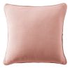Coussin carré déhoussable 45x45 cm Gaze de Coton Terra Rose Foncé