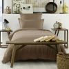Housse de couette 140x200 cm Flanelle de Coton Jasmine Ficelle